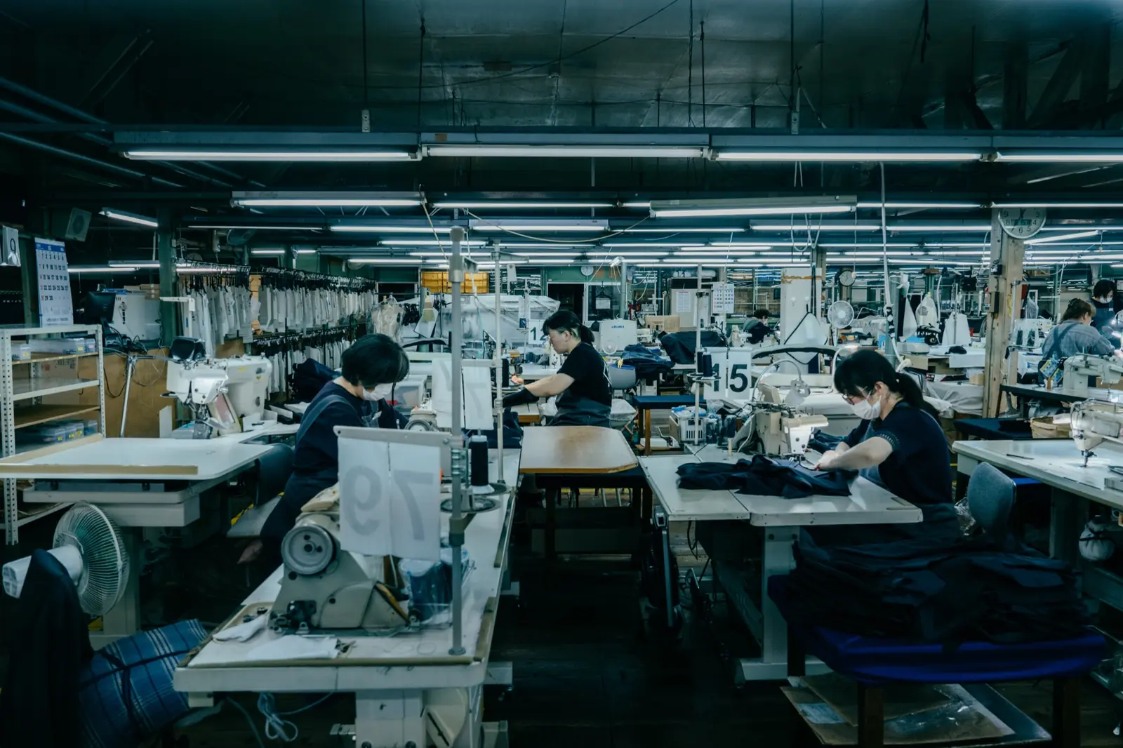 行田の制服工場 全景